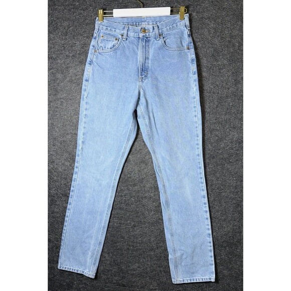 Carhartt B18 STW Men's Straight Leg Jeans 30x34 Blue Stone Wash Vintage Mexico - Picture 2 of 6